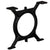 Coffee Table Legs 2 pcs O-Frame Cast Iron