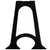 Dining Table Legs 2 pcs with Arched Base A-Frame Cast Iron
