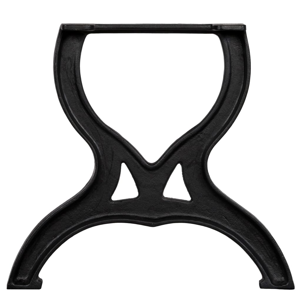 Coffee Table Legs 2 pcs X-Frame Cast Iron