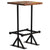 Bar Table Solid Reclaimed Wood Multicolour 60x60x107 cm