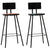 Bar Chairs 2 pcs Solid Reclaimed Wood