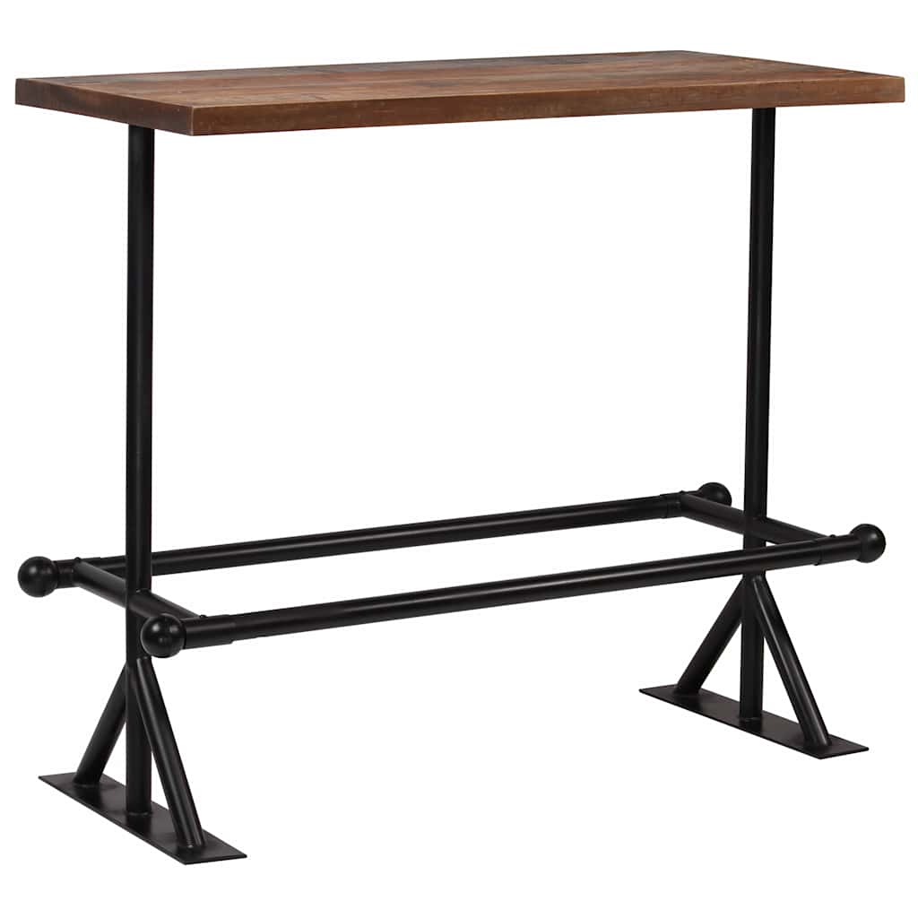 Bar Set 5 Piece Solid Reclaimed Wood