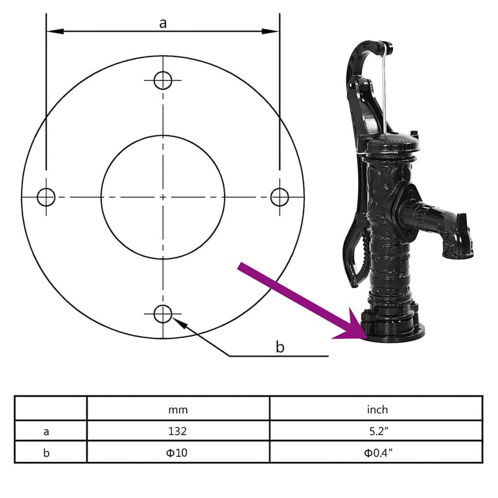 Garden Hand Water Pump Cast Iron