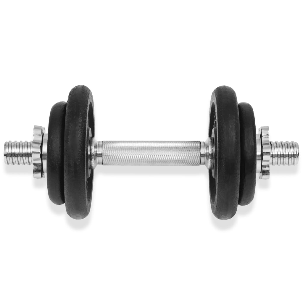 14 Piece Dumbbell Set 20 kg Cast Iron