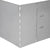 Lawn Fence 20 pcs Galvanised Steel 100x20 cm