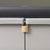 Garden Storage Cabinet with 2 Shelves Black and Grey