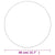 Wall Mirror 40 cm Round Glass