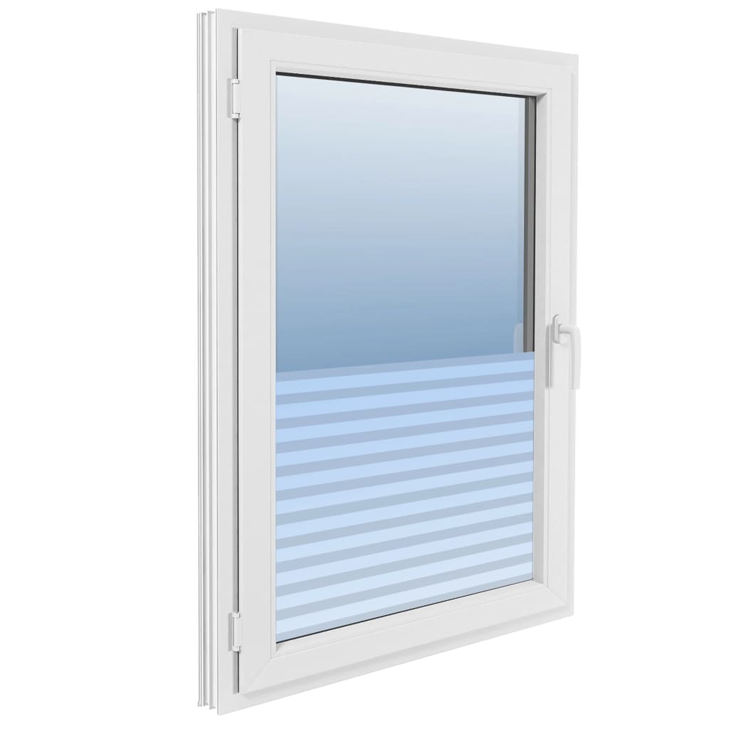 Window Film Frosted Stripes Design 0,9x5 m PVC