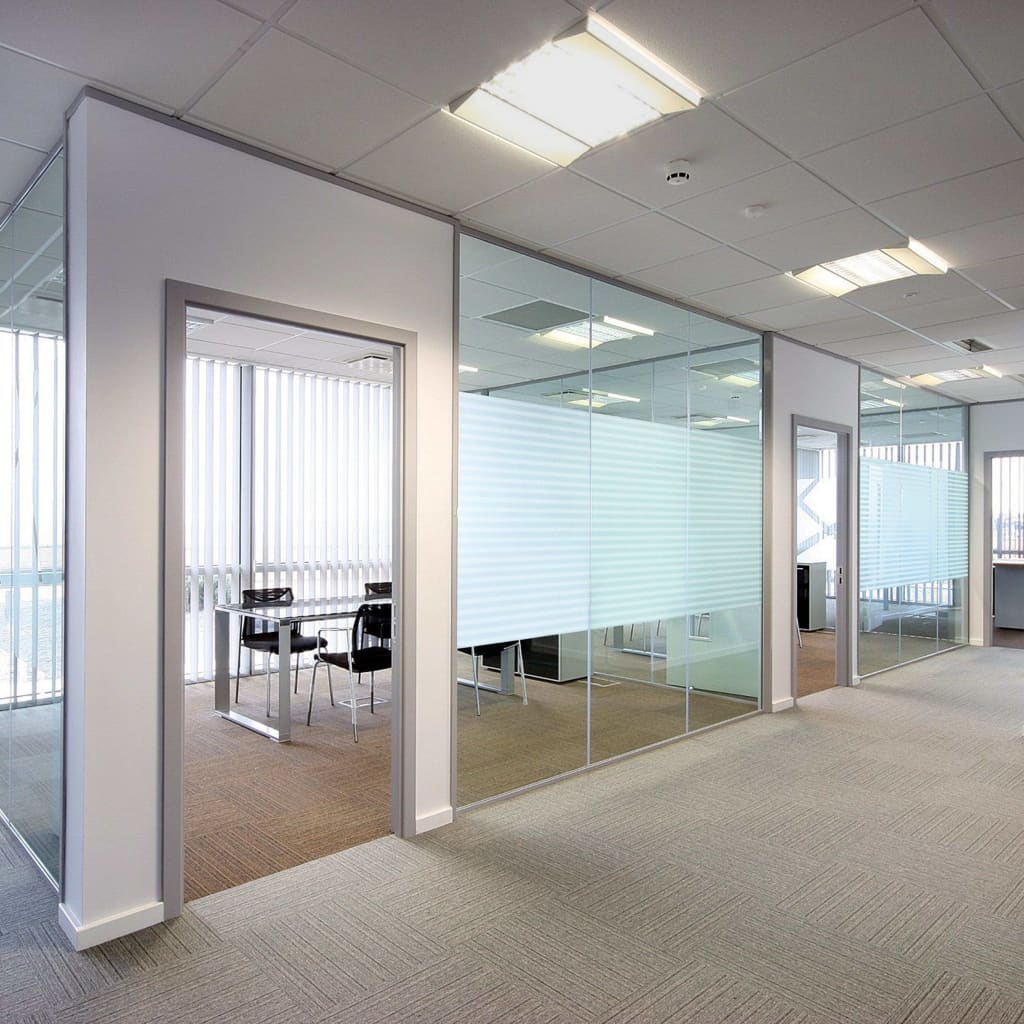 Window Film Frosted Stripes Design 0,9x5 m PVC
