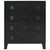 Chest of Drawers Metal Industrial Style 78x40x93 cm Black