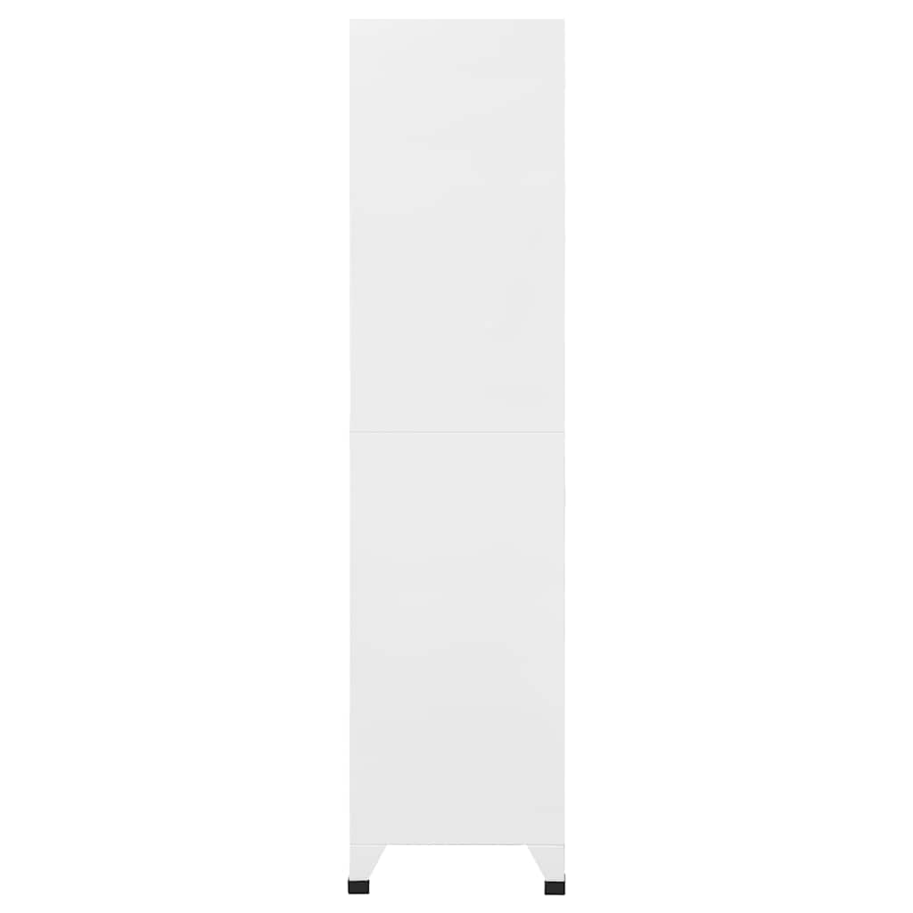 Locker Cabinet with 18 Compartments Metal 90x40x180 cm