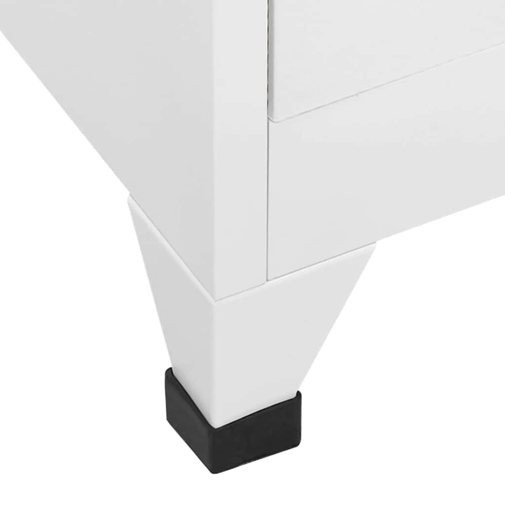 Locker Cabinet with 18 Compartments Metal 90x40x180 cm