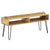TV Stand Solid Mango Wood 110x35x45 cm