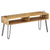 TV Stand Solid Mango Wood 110x35x45 cm