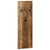 Wall-mounted Coat Racks 2 pcs Solid Mango Wood 36x110x3 cm