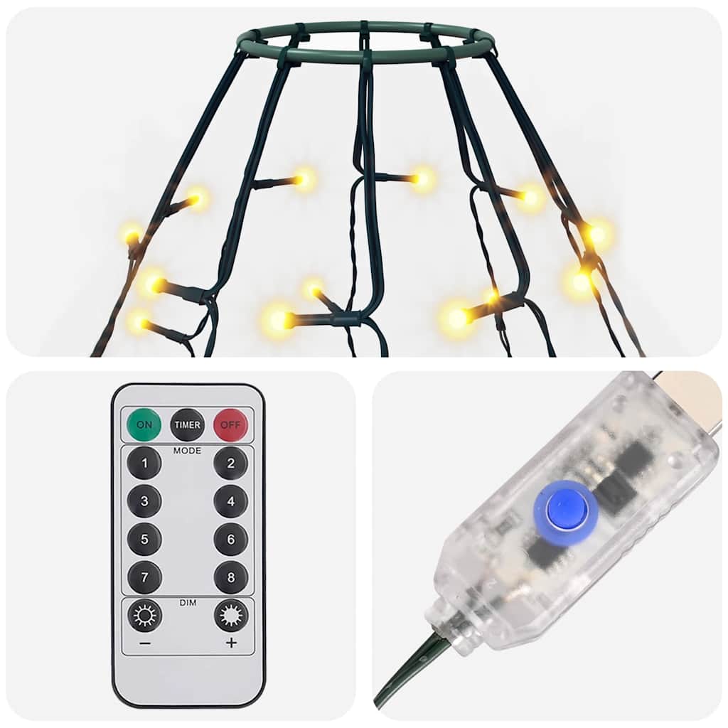 Christmas Tree Net Lights with 180 LEDs 180 cm