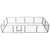 Dog Playpen 12 Panels Steel 80x60 cm Black