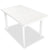 7 Piece Outdoor Dining Set Plastic White