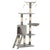 Cat Tree with Sisal Scratching Posts 138 cm Grey