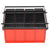 Paper Log Briquette Maker Steel 38x31x18 cm Black and Red