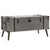 Coffee Table MDF and Aluminium 102x51x47.5 cm