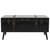 Coffee Table MDF and Steel 102x51x48 cm