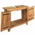 Bathroom Vanity Cabinet Solid Pinewood 70x32x63 cm