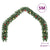 Christmas Garland Decorated with Baubles and LED Lights 5 m