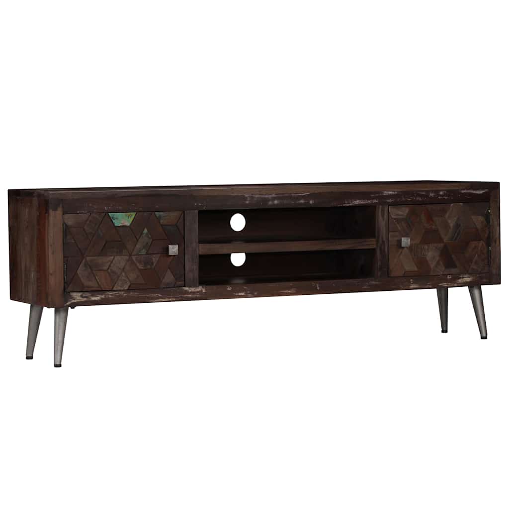 TV Cabinet Solid Reclaimed Wood 140x30x45 cm