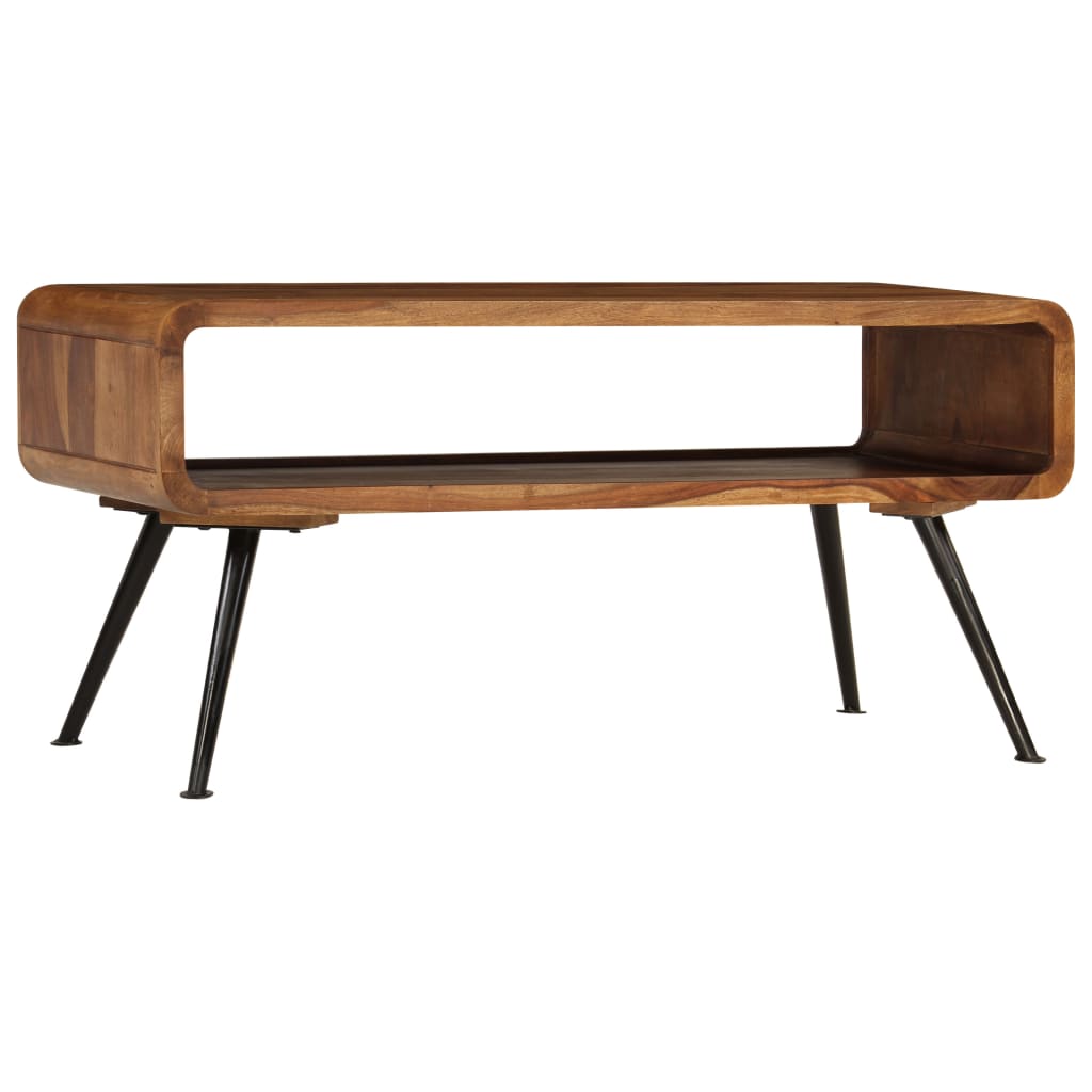 Coffee Table Solid Acacia Wood 95x40x45 cm