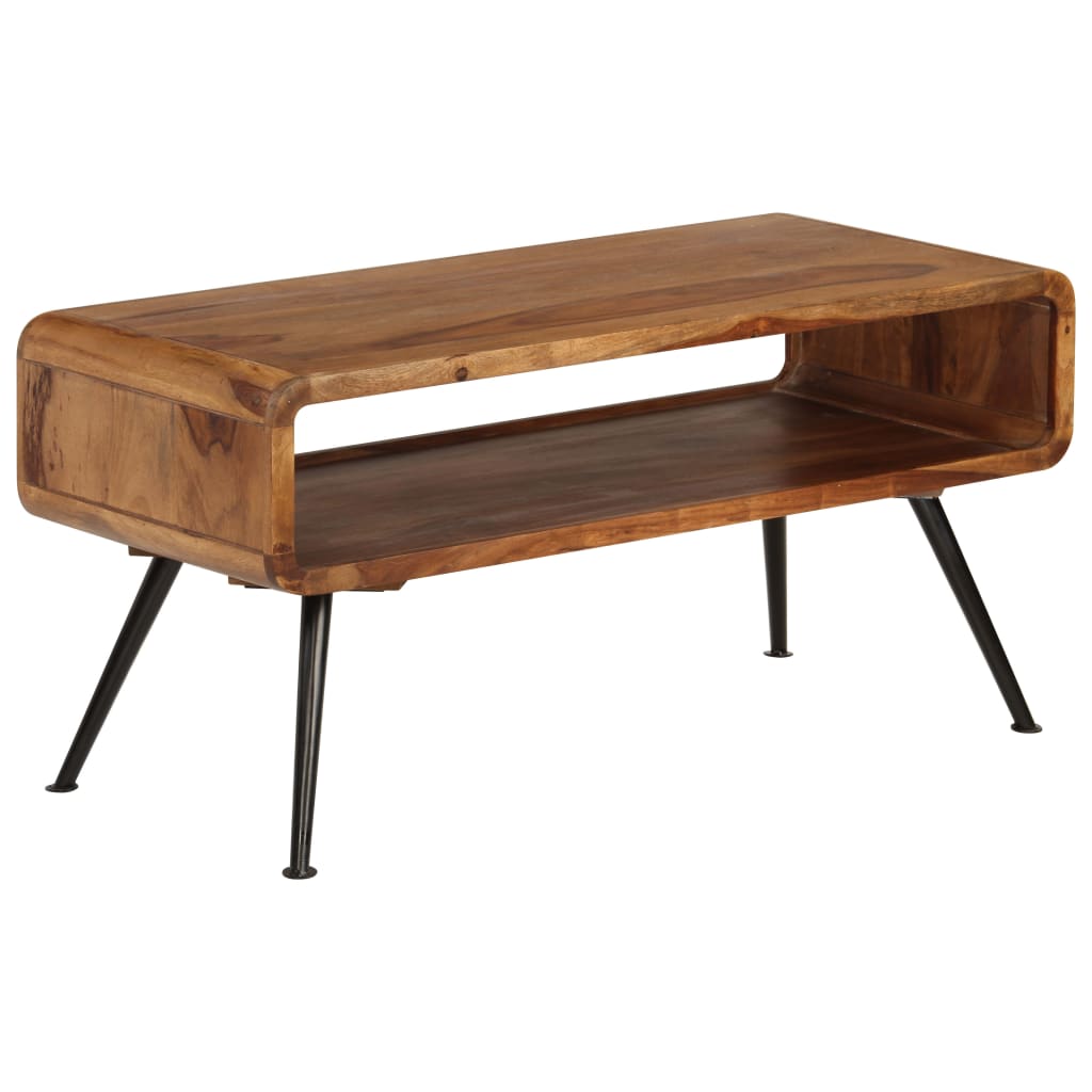 Coffee Table Solid Acacia Wood 95x40x45 cm