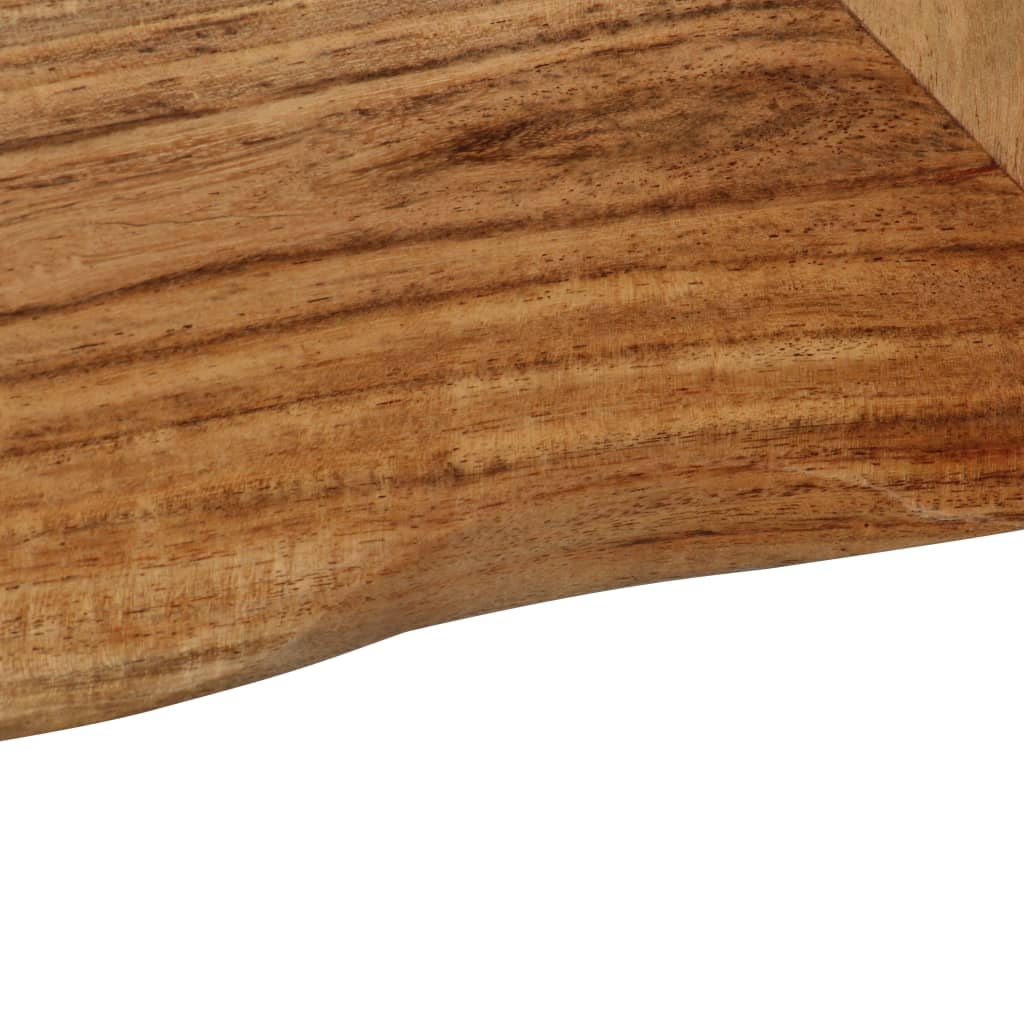 Cosmetic Mirror 50x50 cm Solid Acacia Wood