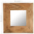 Cosmetic Mirror 50x50 cm Solid Acacia Wood