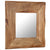 Cosmetic Mirror 50x50 cm Solid Acacia Wood