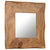 Cosmetic Mirror 50x50 cm Solid Acacia Wood