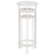 Plant Stand Set 3 Pieces Vintage Style Metal Antique White