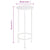 Plant Stand Set 3 Pieces Vintage Style Metal Antique White
