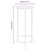 Plant Stand Set 3 Pieces Vintage Style Metal Antique White
