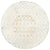 Bistro Table Vintage Style Round Metal 40x70 cm White