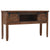 Console Table Solid Fir Wood 131x35.5x75 cm Brown