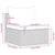 3 Piece Garden Sofa Set with Cushions Grey Poly Rattan