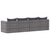 4 Piece Garden Sofa Set with Cushions Grey Poly Rattan