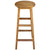 Bar Chairs 2 pcs Solid Acacia Wood