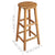 Bar Chairs 2 pcs Solid Acacia Wood