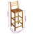 Bar Chairs 2 pcs Solid Acacia Wood