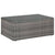 4 Piece Garden Lounge Set with Cushions Poly Rattan Grey