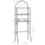 Toilet Rack Black 60x33x174 cm