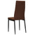 Dining Chairs 2 pcs Brown Fabric