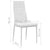 Dining Chairs 2 pcs White Faux Leather