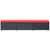 Sun Lounger with Cushion Poly Rattan Black